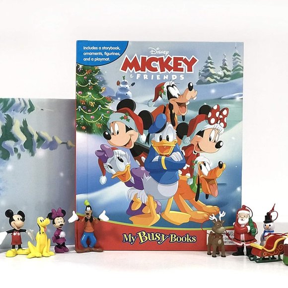 2021 Disney Mickey's Christmas My Busy Book Board book - Picture 2 of 7